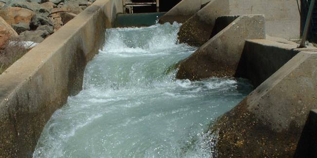 flowing water